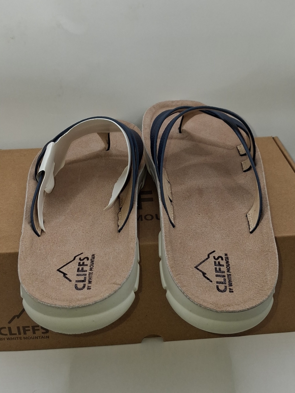 cliffs by white mountain sandals Bertina Dark Blue Size 10 NIB - Picture 5 of 9